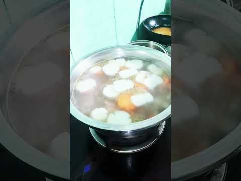 ăn miến dong sườn cùng e nha #cooking #food