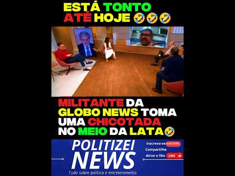 🚨 MILITANTE DA GLOBO NEWS TOMA UMA CHICOTADA NO MEIO DA LATA🤣🤣