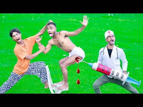 Very Special Trending Funny Video 2024 Must Watch Injection Wala Doctor Comedy Video Ep95 @funtv22