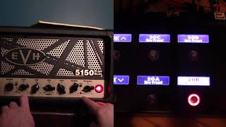 Line 6 HX Effects and EVH 5150 III - Channel Switching