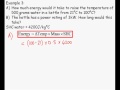 Thermal Energy and Temperature Change