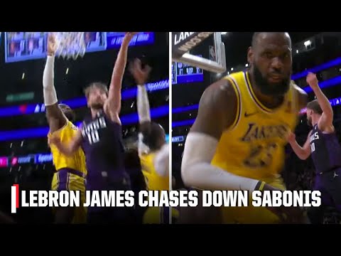 CHASEDOWN BLOCK BY JAMES  | NBA on ESPN video clip