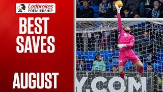 Samson’s Penalty Save and Zander Clark’s double stop! | Augusts’s Best Saves | Ladbrokes Premiership