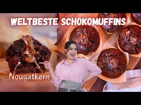 12 MINUTEN TRIPLE-CHOC MUFFINS 😱😍 I ohne Küchenmaschine - Das genialste Muffin Rezept