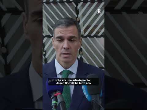 Sanchez "A Gaza situazione catastrofica di genocidio"