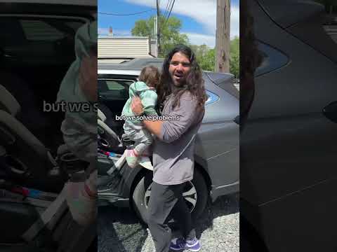 Blind Dad drives his daughter….