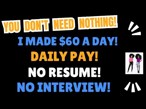 I Made $60 A Day No Talking! No Resume! Work When You Want! Keying In Receipts Work From Home Job 2