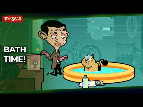 Mr Bean Tried to Bathe Scrapper! | Mr Bean Adventures