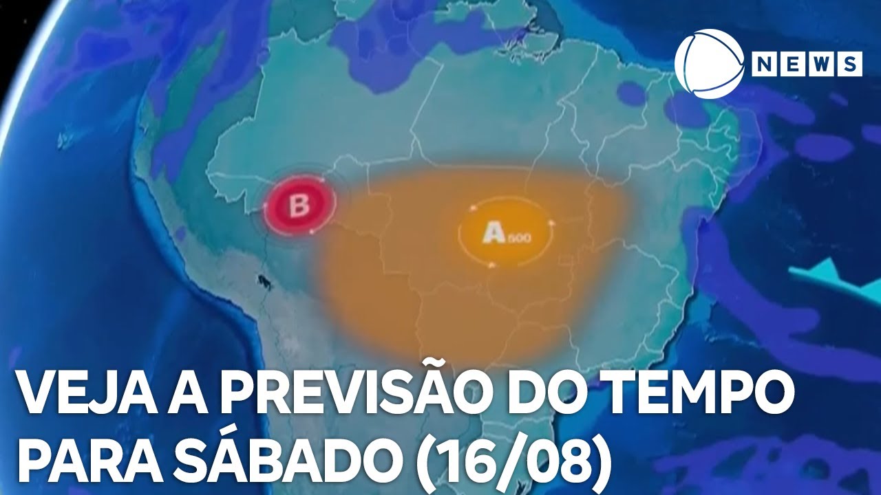 Confira a previsão do tempo para sábado 1608