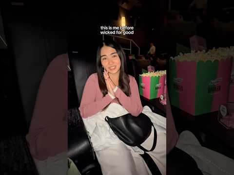 Me BEFORE vs AFTER wicked movie 🍿