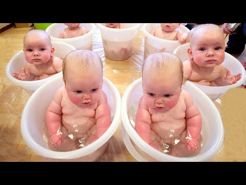 Kids and babies playing with water Fails videos - Try not to laugh Challenge