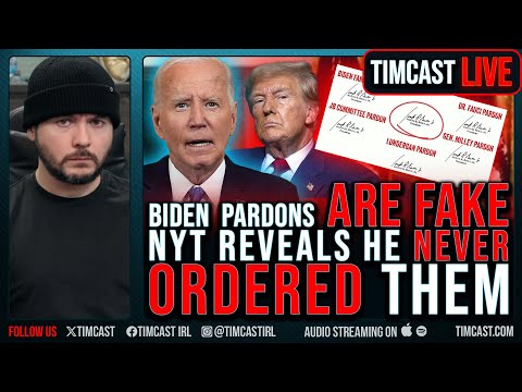 Biden Pardons ARE FAKE, NYT Reports HE DID NOT Authorize Them, Democrats DENY
