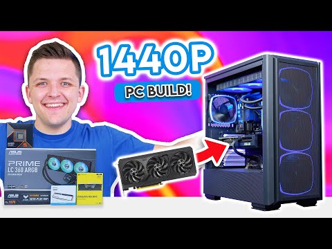 Awesome 1440p Gaming PC Build 2025! 😄 [ft. RTX 4070 SUPER & Ryzen 9600X w/ Benchmarks]