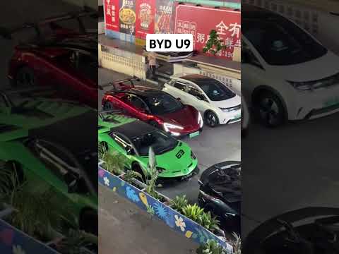 BYD U9,more dazzling than a Lamborghini😉😉😉#byd #dreamcar #lamborghini