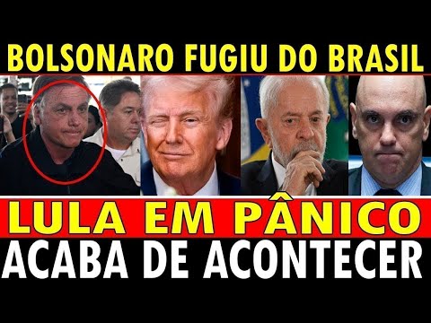 BOMBA! BOLSONARO FORA DO BRASIL! BRASIL EM CHOQUE COM ESSA NOTÍCIA!!!!