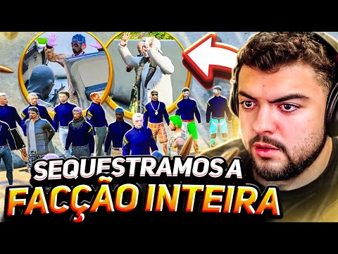 VINGANÇA! COBRAMOS a F4CÇÃO RIVAL INTEIRA no GTA RP (LUQUET4)