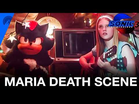 SONIC THE HEDGEHOG 3 (2024) | Maria Robotnik Death Scene