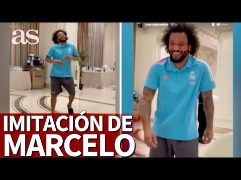 ¿Por quién iría? Marcelo desata las risas de Vinicius, Casemiro y Militao con esta imitación