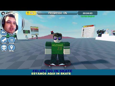 JOGANDO SKATE AQUI NO ROBLOX