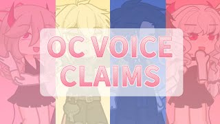 Oc voice claims || gacha life 2