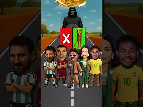Who Is Tung Tung Sahur?! 🤯🍽️ Ronaldo 🐐 vs Messi 🐐 vs Georgina 💃 vs Neymar 🌟 vs IShowSpeed 🔥 #shorts