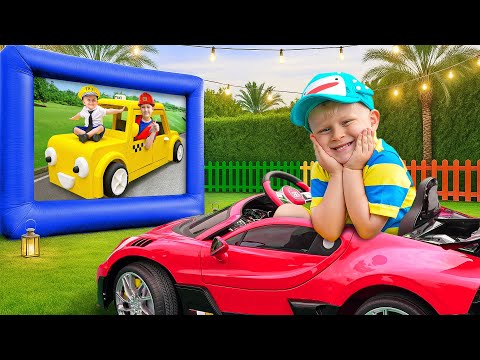 Aventura de Cinema de Carros para crianças