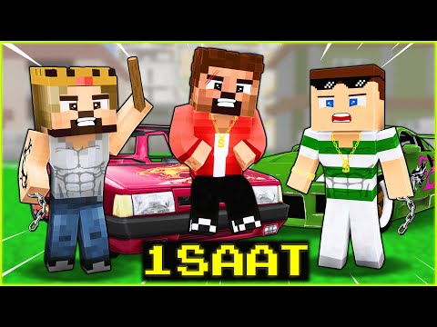 MİNECRAFT ARABA ÇETESİ FİLMİ 😱 - (1 Saat)