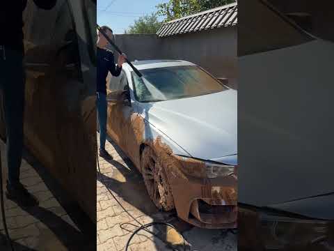 Wash the Dirtiest BMW 4 #carwash #detailing #dirtycar
