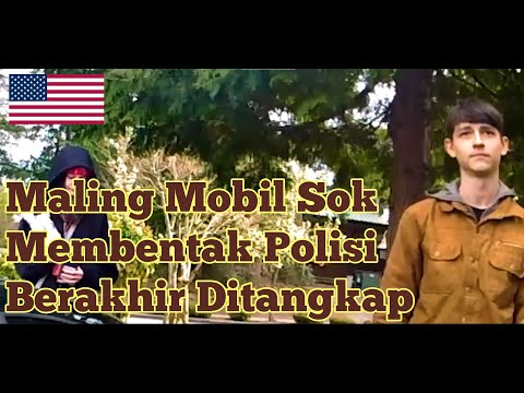 Maling Mobil Sombong Tertangkap Basah di Kamera Badan Polisi