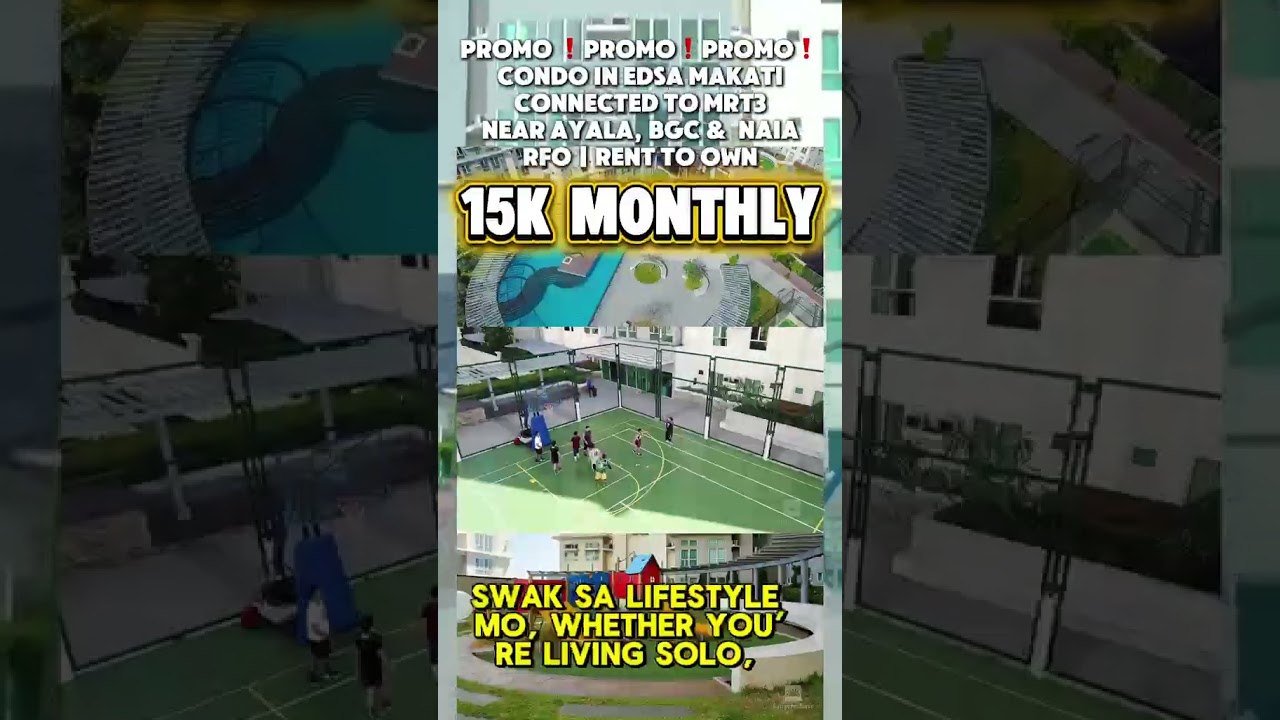 RENT TO OWN CONDO SA GITNA NG MAKATI AS LOW AS 15K monthly connected to LRT Magallanes Station