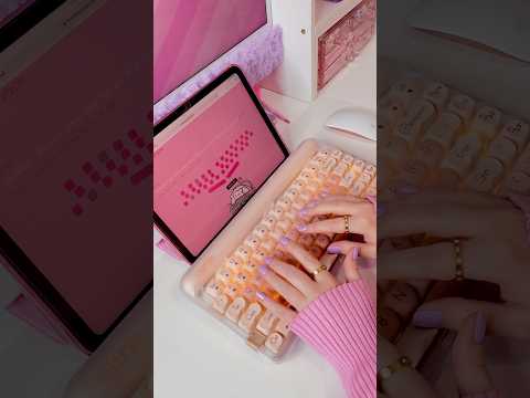 [AD] This keyboard sounds so satisfying to type on! [AD]🩷