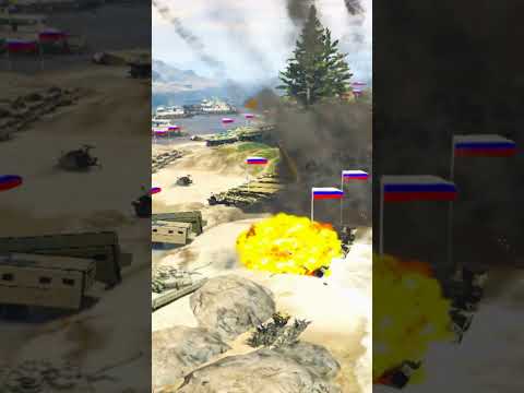 Ukrainian T-84 Anti-tank Badly Destroyed Russia Secret largest Soldier Vehicle's &Military Base Gta5