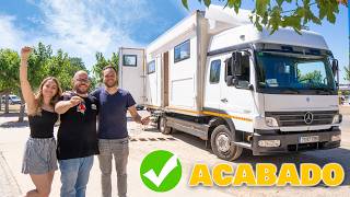 🚚 ¡¡CAMIÓN 100% terminado!! ✅ Nuestro CAMPER ya está listo para vivir en ruta 😍​