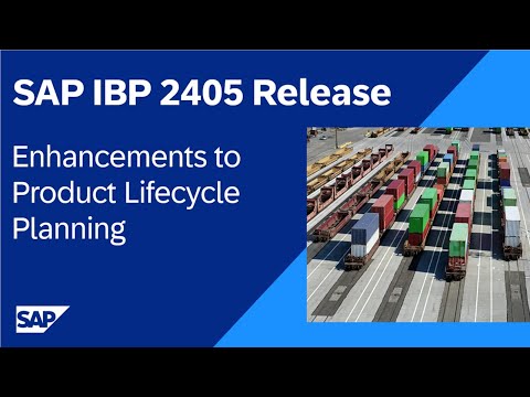 Enhancements to Product Lifecycle Planning (PLM)  | SAP IBP 2405