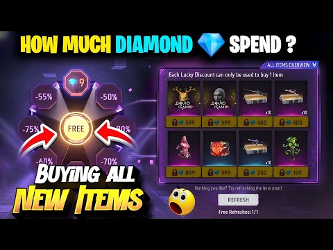 LUCKY WHEEL DISCOUNT EVENT FREE FIRE || LUCKY WHEEL DISCOUNT EVENT UNLOCK || FREE FIRE NEW EVENT