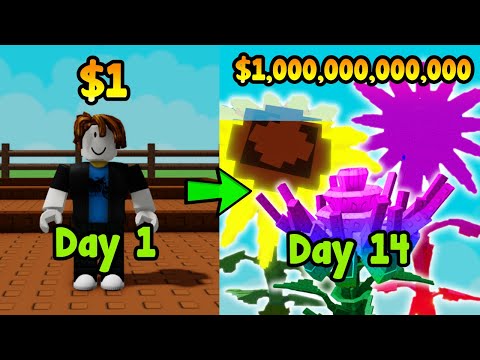 Went From Poor Noob To Master In Grow A Garden! Made Trillion With No Robux!