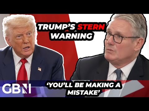 'Censor me and you'll be making a MISTAKE' - Donald Trump takes AIM at Keir Starmer over free speech