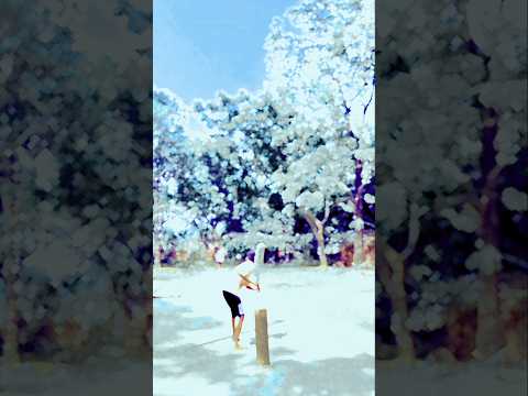 power ful shot...💪🏋🏻😈 #Hindi song #cricket #trending viral video #viral short