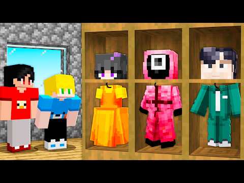 Passamos a Noite como Round 6 no Minecraft!
