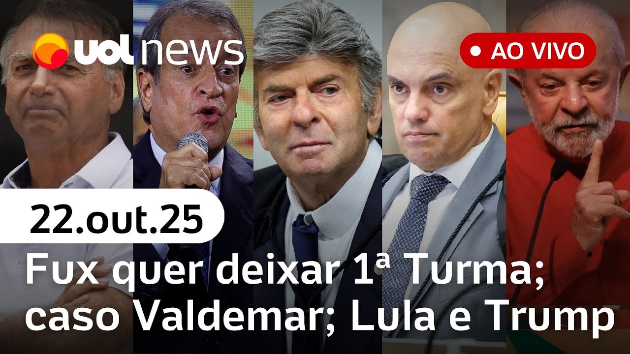 STF publica decisão que condenou Bolsonaro; Fux quer sair da 1ª Turma; caso Valdemar; Lula e Trump