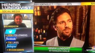 Henrik Lundqvist on CNBC Sports Biz
