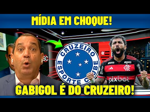 GABIGOL CHEGANDO NO CRUZEIRO! MÍDIA DE BOCA ABERTA !