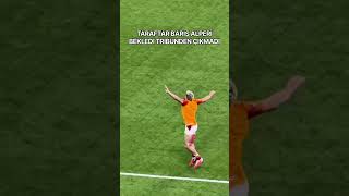 Taraftar maçın sonunda Barış Alper Yılmaz’ı soyunma odasından tribüne çağırdı #galatasaray