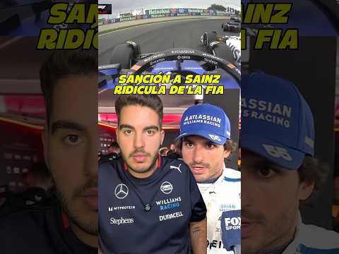 LA RIDÍCULA SANCIÓN DE LA FIA A CARLOS SAINZ ❌ #formula1 #liamlawson