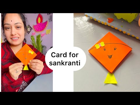 How To make handmade sankranti card for bestie