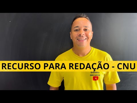 RECURSO PARA REDAÇÃO - CNU