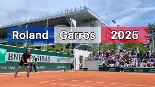 Roland Garros 2025 | French Open Tennis Opening Week Venue Tour | Sabalenka, Gasquet & Taro Daniel