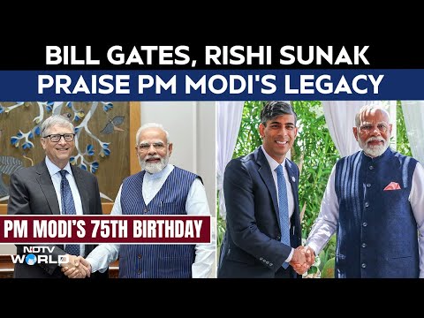 Global Voices Hail PM Modi At 75: Bill Gates, Rishi Sunak Praise His Leadership And Legacy