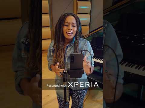 @DOEJonesMusic  singing her song 'Brighter' recorded with #Xperia1IV and #Music Pro.