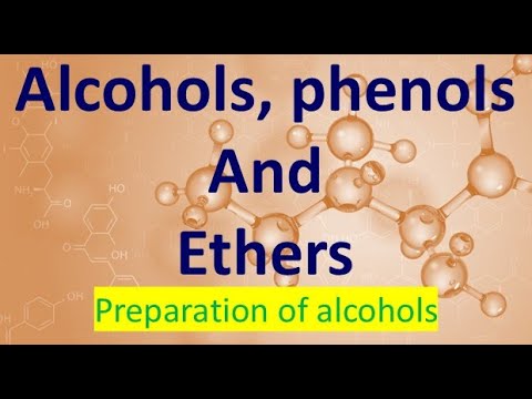 Alcohols, Phenols and ethers, 12th class, inter 2nd year Preparation techniques in simple telugu